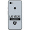 NFL Las Vegas Raiders Silver Performance Series Google Pixel 3a XL Skin